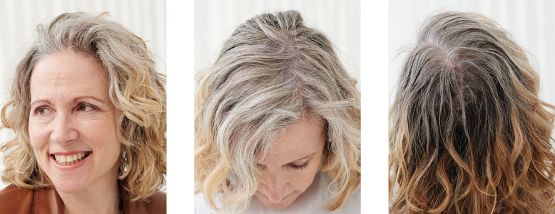 gray hair transition story