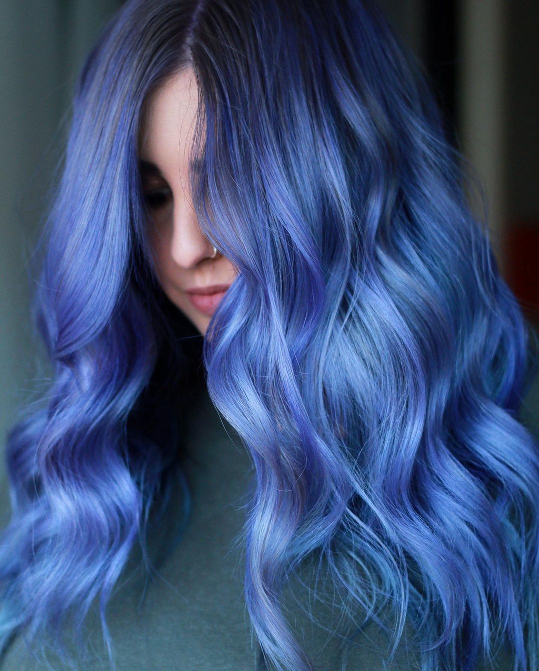 Blue hair: 40 ideas that will emphasize individuality and sense of style