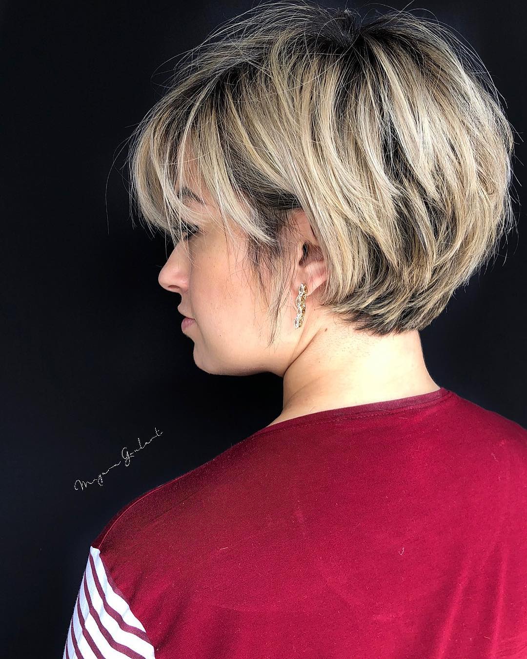 Layered haircuts for short hair for ladies 40-50 years old: 13 fashion ideas