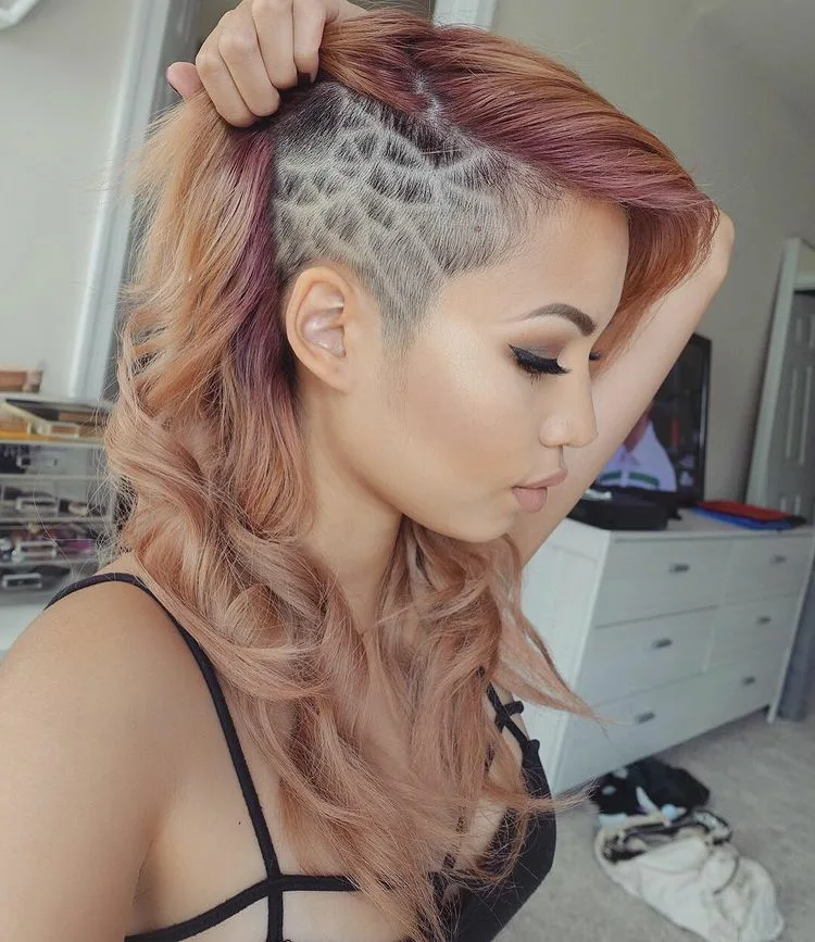 Shaved haircuts for long hair: 12 mind-blowing ideas