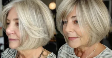 short hairstyles for older women with thin hair